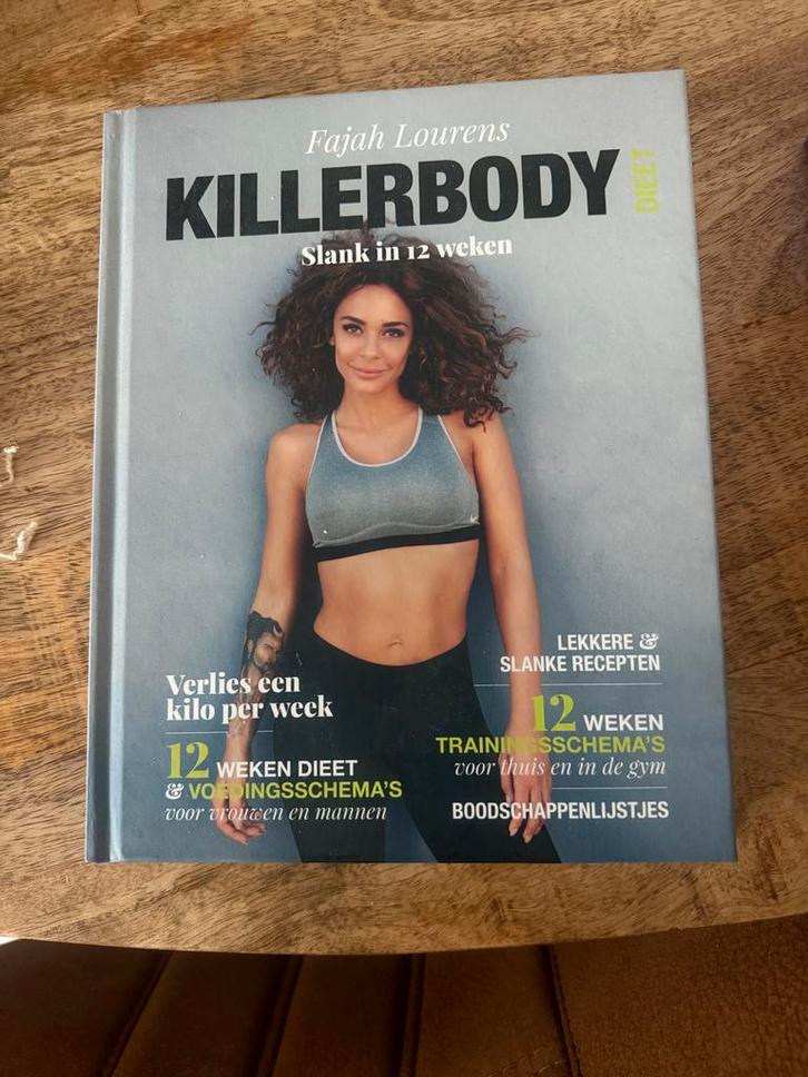 Fajah Lourens Killerbody Dieet boek, Boeken, Gezondheid, Dieet en Voeding, Gelezen, Dieet en Voeding, Ophalen