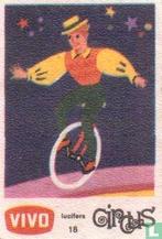 doosje Vivo lucifers - Circus nummer 18, Ophalen of Verzenden, Zo goed als nieuw, Luciferdoosjes of -merken