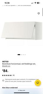 Ikea metod bovenkast wit, Wit, Zo goed als nieuw, Minder dan 100 cm, 25 tot 50 cm