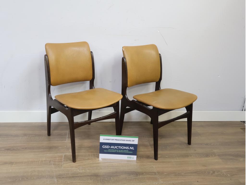 Set van 2 Vintage Stoelen, Ophalen of Verzenden, Niet ingevuld, Niet ingevuld, Niet ingevuld