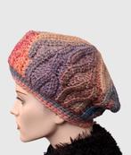 Baret 50 Katia azteca rozenveld, Maat 38/40 (M), Verzenden, Nieuw, Handgemaakt