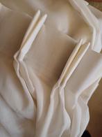 Vitrage  gebroken wit 2x 110 breed/245 hoog, Verzenden, Crème, 100 tot 150 cm, 200 cm of meer