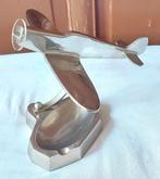 Vernikkeld koper vliegtuig beeld jaren 30 40, Ophalen of Verzenden