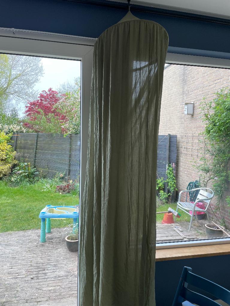 Klamboe hemeltje baby wiegje ledikant, Ophalen of Verzenden, Zo goed als nieuw, Ledikant