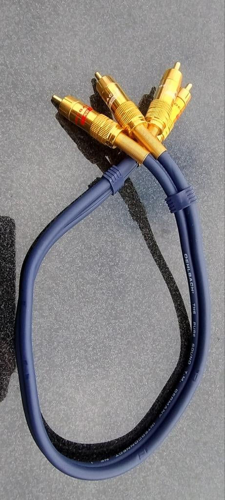 Oehlbach RCA interlink 50cm, Ophalen of Verzenden, Zo goed als nieuw, Minder dan 2 meter, Interlink-kabel