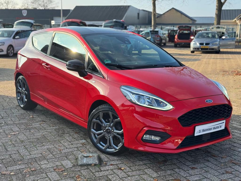 Ford Fiesta 1.0 EcoBoost ST-Line RED & BLACK NAVI APPLE CARP, Auto's, Ford, 101 pk, Gebruikt, Origineel Nederlands, Bedrijf