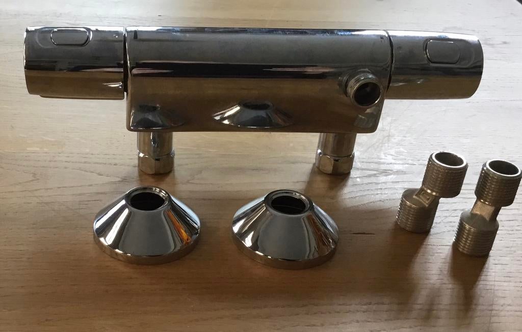 Grohe douche thermostaat 3000 gebruikt chrome, Ophalen of Verzenden, Gebruikt, Chroom, Kraan