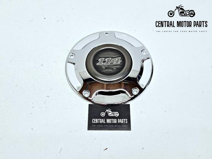 Chromen Derby Cover Milwaukee Eight Softail-Touring, Motoren, Onderdelen | Harley-Davidson, Gebruikt, Ophalen of Verzenden