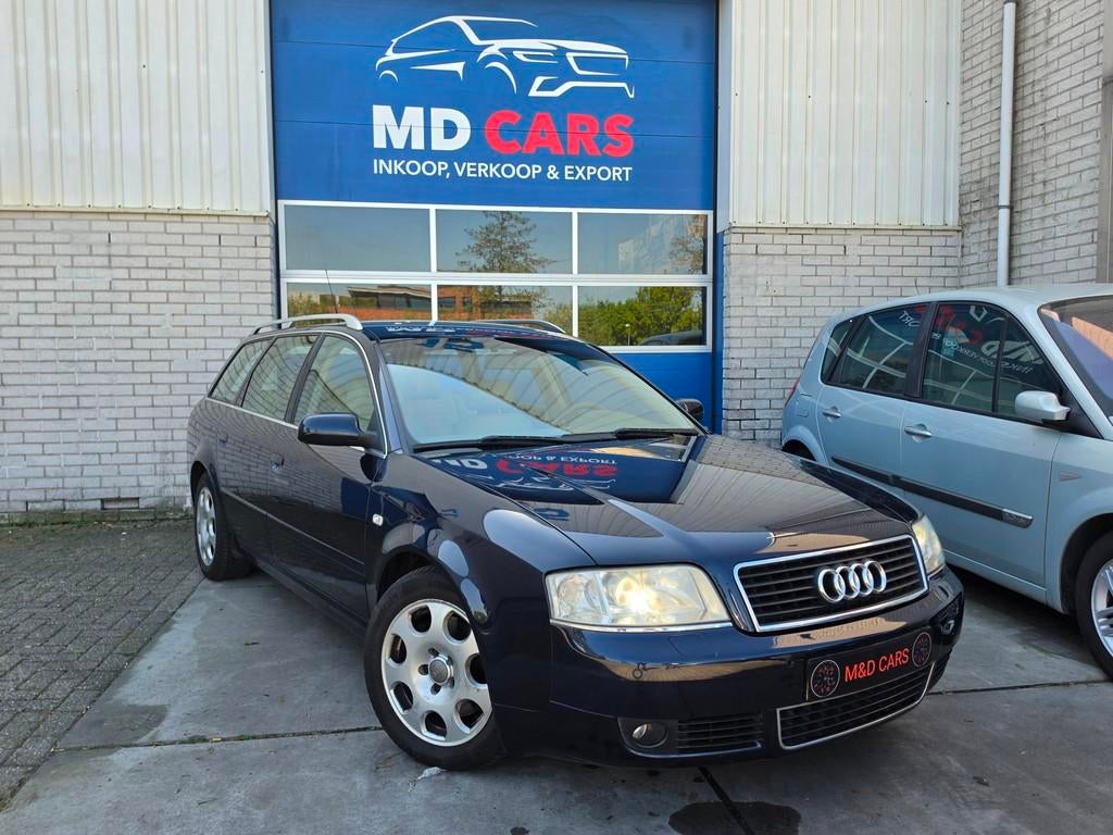 Audi A6 Avant 2.4 quattro AUTOMAAT/NAP/TREKHAAK/AIRCO, Auto's, Audi, Automaat, Gebruikt, Beige, Blauw