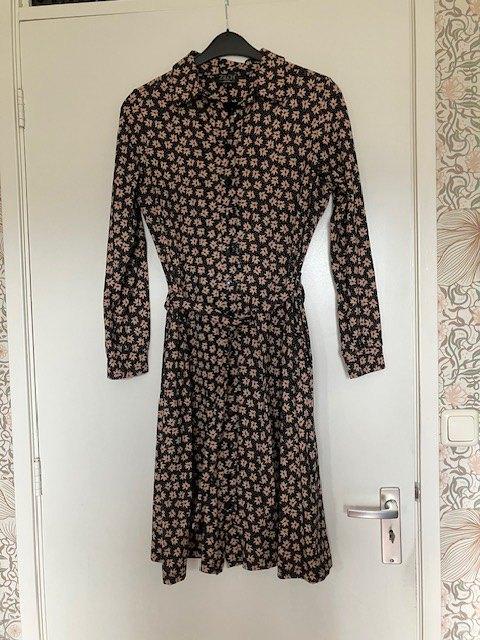 Prachtige jurk van Zilch, maat XL, katoen, zgan, Zwart, Maat 42/44 (L), Ophalen of Verzenden, Zo goed als nieuw