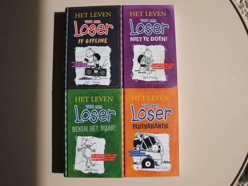 2x boek: "Het leven van een Loser" , Jeff Kinney, Boeken, Kinderboeken | Jeugd | onder 10 jaar, Zo goed als nieuw, Ophalen of Verzenden