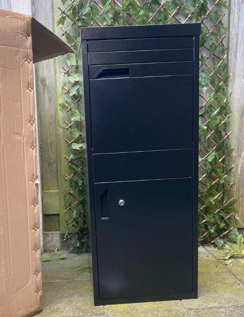 Mooie PakketBox met briefvak - Stevig, Tuin en Terras, Brievenbussen, Nieuw, Rvs, Ophalen of Verzenden