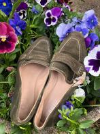 Massimo Dutti loafers, Ophalen of Verzenden, Zo goed als nieuw, Groen, Instappers
