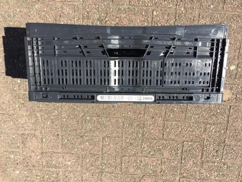 Klapkrat Zwart/Groen, Doe-het-zelf en Verbouw, Kratten en Dozen, Gebruikt, Krat, 50 tot 75 cm, Minder dan 35 cm, 40 tot 60 cm