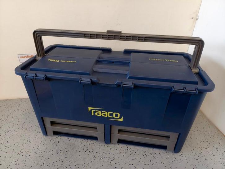Raaco Compact62 gereedschapskoffer, Doe-het-zelf en Verbouw, Gereedschapskisten, Nieuw, Ophalen of Verzenden
