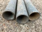 3x Metalen Buizen - 3 meter, Ophalen, Gebruikt, IJzer