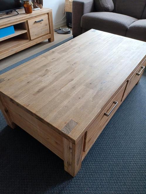 Salontafel met veel bergruimte! Geen spullen in zicht!, Huis en Inrichting, Tafels | Salontafels, Gebruikt, Minder dan 50 cm, 50 tot 100 cm