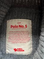 Nieuwstaat fjallraven no.5 polo maat m/L wol made in zweden, Ophalen of Verzenden, Zo goed als nieuw, Grijs