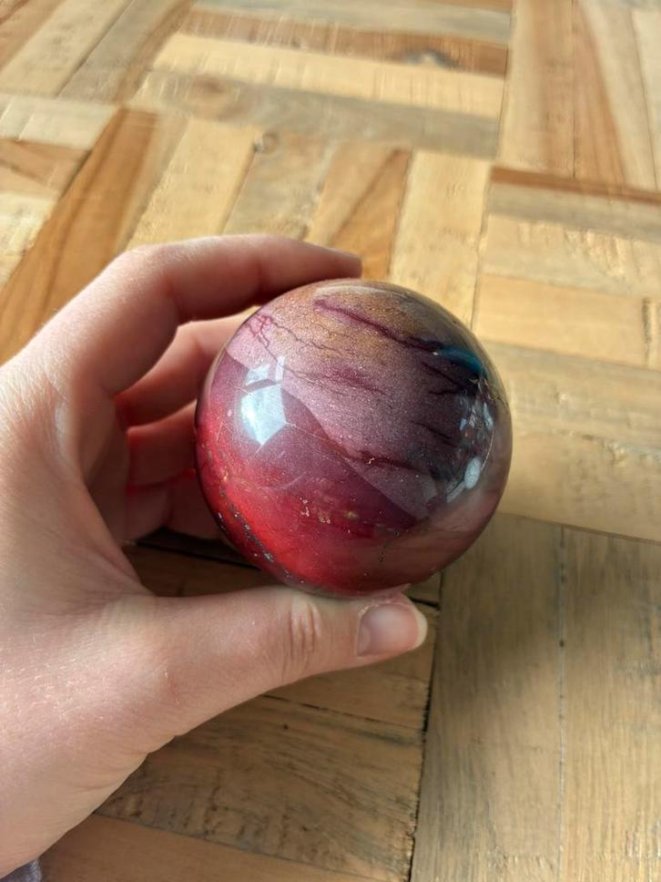 Mookaiet bol, Sieraden, Tassen en Uiterlijk, Edelstenen, Zo goed als nieuw, Ophalen of Verzenden