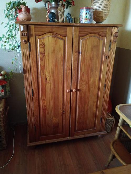 Vintage houten computer kast, Huis en Inrichting, Kasten | Computermeubels, Gebruikt, 120 tot 170 cm, 70 tot 120 cm, 40 tot 80 cm