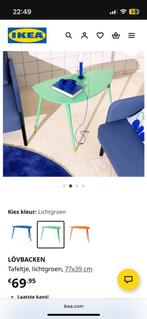 IKEA LÖVBACKEN Bijzettafel Lichtgroen Nieuw, Huis en Inrichting, Minder dan 45 cm, Nieuw, Ophalen of Verzenden, 75 cm of meer