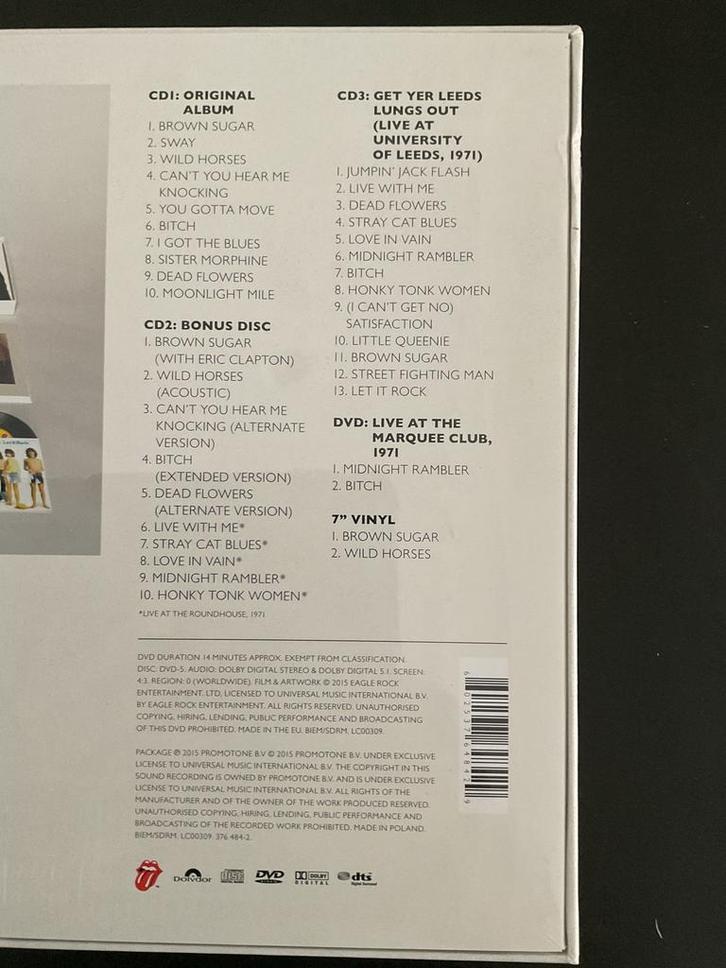 Rolling Stones Sticky Fingers Boxset Nieuw, Cd's en Dvd's, Cd's | Rock, Nieuw in verpakking, Rock-'n-Roll, Ophalen of Verzenden