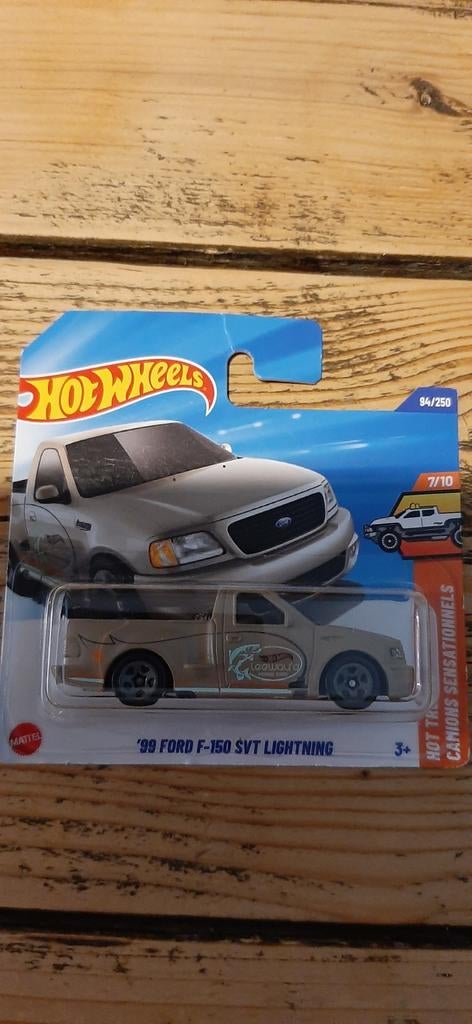 Hotwheels 99 ford f-150 svt lightning, Ophalen of Verzenden, Nieuw, Auto