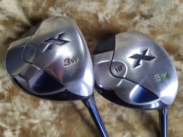 Callaway houten 3 (15gr) & 5 (18gr).  Nieuwe grip - 2x beschikbaar voor biedingen