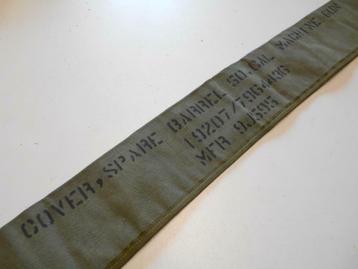 Cover spare barrel .50 cal opberghoes reserve loop met tekst beschikbaar voor biedingen