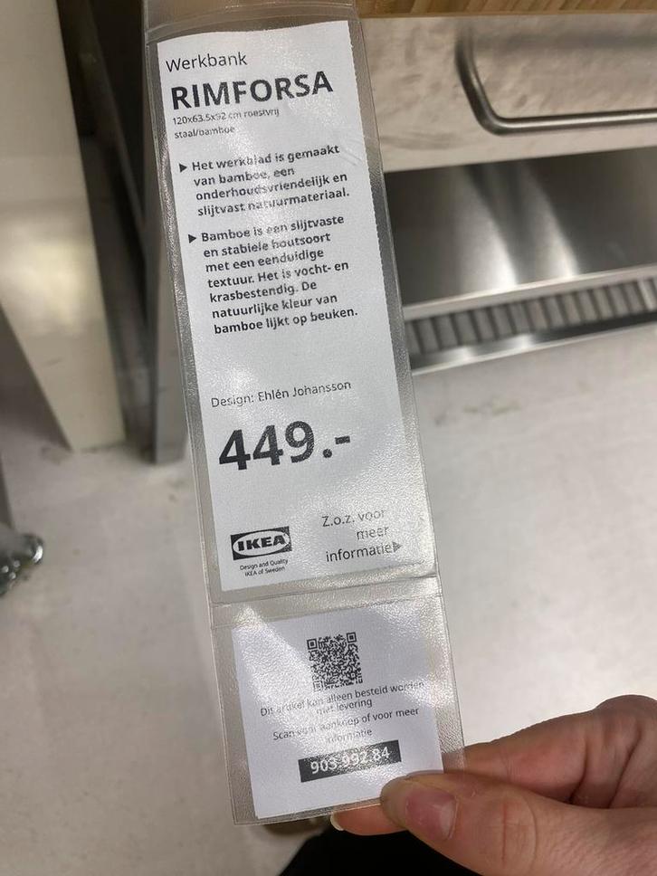 Keuken werkbank, Huis en Inrichting, Keuken | Keukenelementen, Zo goed als nieuw, Minder dan 100 cm, 50 tot 100 cm, 25 tot 50 cm