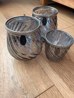 Riverdale waxinelichthouders - 3 stuks, Ophalen, Gebruikt, Metaal, Kandelaar