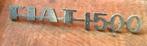 FIAT 1500 embleem, Ophalen of Verzenden, Auto's