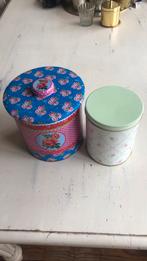 2 blikken met bloemen 1x PIP stijl, Ophalen, Zo goed als nieuw, Overige