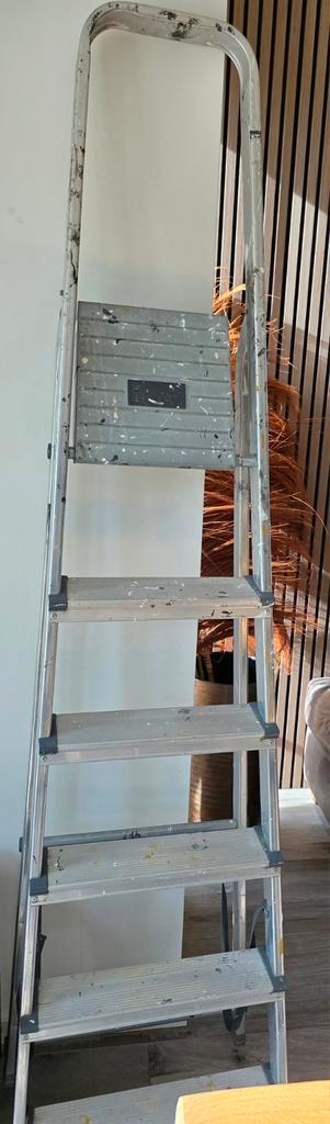 Gebruikte 6-treden ladder - 150kg beschikbaar voor biedingen
