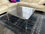 Charles Hollis Jones glazen koffietafel Hollywood Regency., 50 tot 100 cm, Minder dan 50 cm, Gebruikt, Ophalen