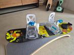 Burton Ltr 70cm Kinder Snowboard + Mini Grom Bindingen, Sport en Fitness, Snowboarden, Ophalen, Gebruikt, Board