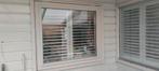 Houten kozijnen met dubbel glas en Veneta Shutters, Ophalen, Gebruikt, Raamkozijn, Inclusief glas