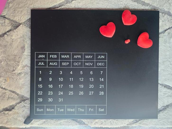 Magnetisch memo krijtbord, Huis en Inrichting, Woonaccessoires | Memoborden, Zo goed als nieuw, Ophalen of Verzenden