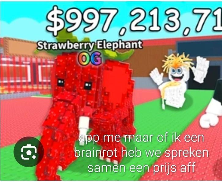 Steal a brainrot goedkoop in kopen/ verkopen, Verzamelen, Stickers, Nieuw, Strip of Tekenfilm, Verzenden