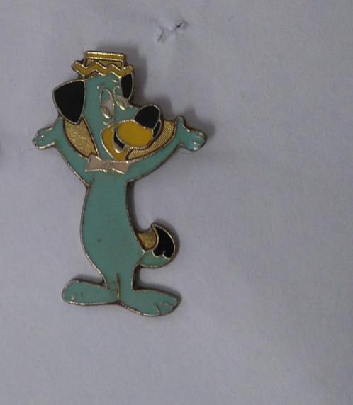 Hanna Barbera Hucky safari hond tekenfilm pin, Verzamelen, Speldjes, Pins en Buttons, Gebruikt, Ophalen of Verzenden