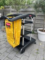 Schoonmaak kar Rubbermaid, Doe-het-zelf en Verbouw, Transportwagens, Ophalen of Verzenden, Zo goed als nieuw, Transportkar