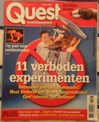 Quest Magazine - oktober 2007, Ophalen of Verzenden, 1980 tot heden, Nederland, Tijdschrift