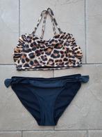 Molo/H&M: leuke bikini zwart panterprint maat 146-152, Ophalen, Gebruikt, Bikiniset, Maat 146