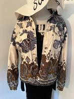 Jasje blouse dames blouse merk Liu Jo Beige bruin blauw Nieu, Maat 38/40 (M), Liu Jo, Beige, Nieuw