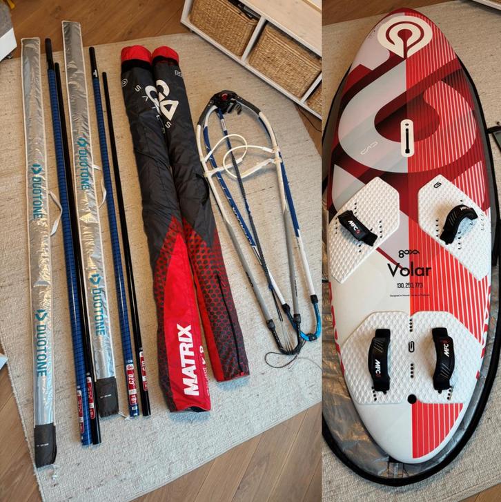 Windsurf Goya Volar 130, GA Matrix Matrix Hybrid, 460, 490, Watersport en Boten, Windsurfen, Zo goed als nieuw, Complete set, Minder dan 250 cm