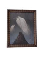 Litho schilderij met zilverreigers Henri Verstijnen, Antiek en Kunst, Kunst | Litho's en Zeefdrukken, Ophalen