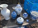 Mooie vaasjes, Ophalen, Blauw, Aardewerk of Porselein, Zo goed als nieuw