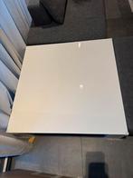 Salontafel Vision hoogglans wit, Huis en Inrichting, Tafels | Salontafels, Ophalen, Vierkant, Zo goed als nieuw, Modern