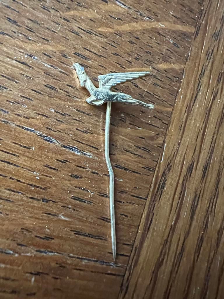 Vintage SAA Springbok Broche 1960s, Overige materialen, Gebruikt, Minder dan 4 cm, Ophalen of Verzenden
