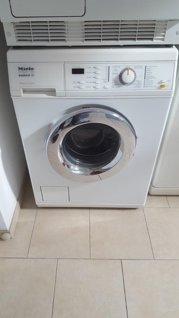 Wasmachine Miele, Witgoed en Apparatuur, Wasmachines, Gebruikt, Voorlader, 85 tot 90 cm, 1200 tot 1600 toeren, Ophalen